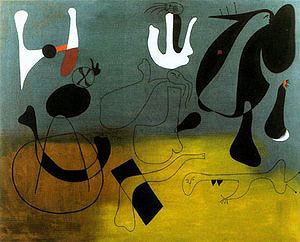 Painting (A), 1933 by Joan Miro Oil Painting reproduction