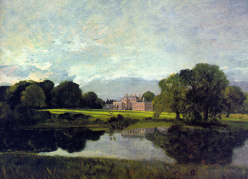 Malvern Hall in Warwickshire   c. 1820 by John Constable Oil Painting reproduction