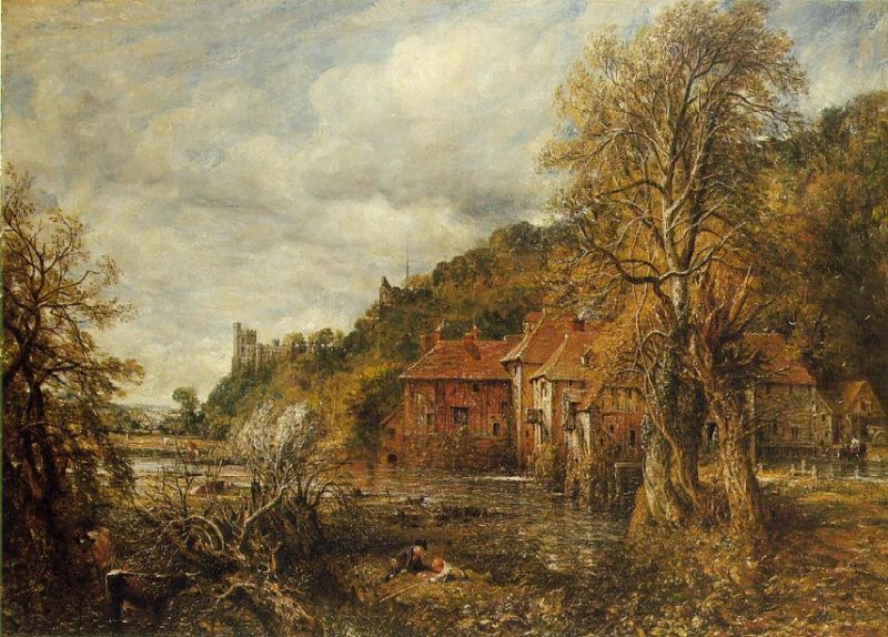 Arundel Mill and Castle  1837  by John Constable Oil Painting reproduction