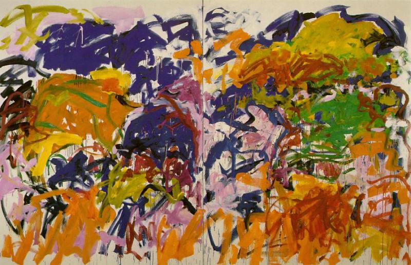 Ici  1992  by Joan Mitchell Oil Painting reproduction