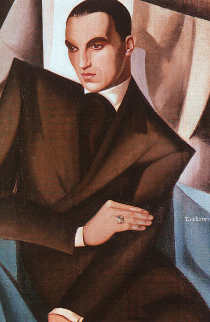 rown Suit Man by Lempicka, Tamara de Oil Painting reproduction