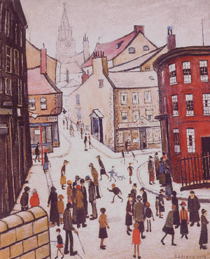 Berwick  by L S Lowry Oil Painting reproduction