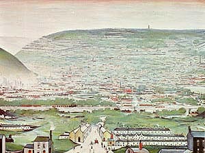 Ebbw Vale 1960  by L S Lowry Oil Painting reproduction