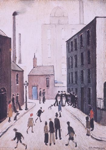Industrial Scene 1953  by L S Lowry Oil Painting reproduction