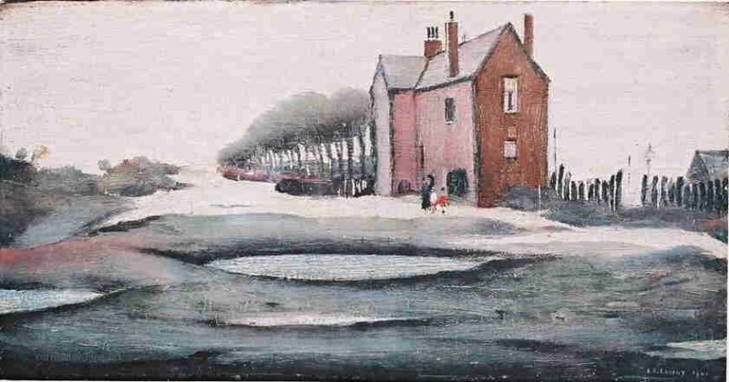 Lonely House  by L S Lowry Oil Painting reproduction