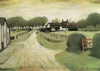 Regent Street Lytham 1922  by L S Lowry Oil Painting reproduction