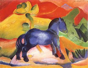 Little Blue Horse Picture for a Child, 1912 by Marc,Franz Oil Painting reproduction