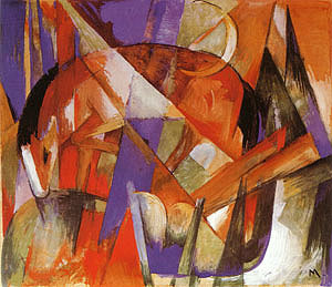 Fabulous Beast II (Horse), 1913  by Marc,Franz Oil Painting reproduction