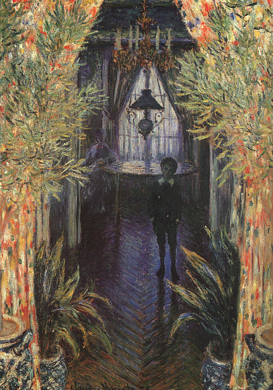 A Corner of the Apartment, 1875 by  Claude Monet Oil Painting reproduction