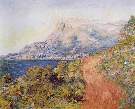 The Corniche of Monaco.1884 by  Claude Monet Oil Painting reproduction