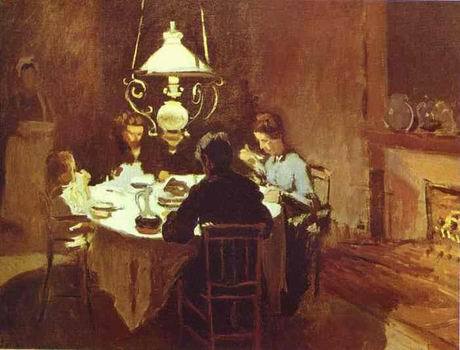 The Dinner. 1868 by  Claude Monet Oil Painting reproduction