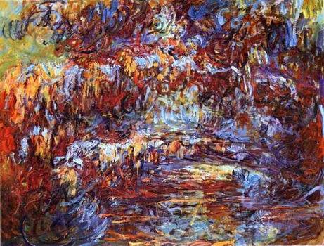 The Japanese Bridge in Giverny.c.1926 by  Claude Monet Oil Painting reproduction