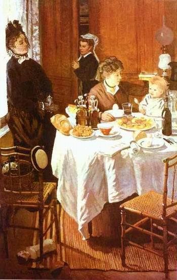 The Luncheon. 1868 by  Claude Monet Oil Painting reproduction