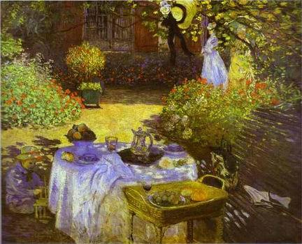 The Luncheon. 1873 by  Claude Monet Oil Painting reproduction