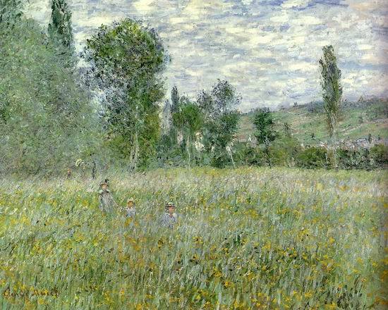 The Meadow by  Claude Monet Oil Painting reproduction