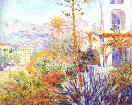 Villas in Bordighera. 1884  by  Claude Monet Oil Painting reproduction