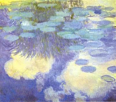 Water  Lilies. 1917   by  Claude Monet Oil Painting reproduction