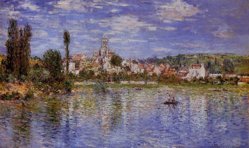 Vetheuil in Summer   by  Claude Monet Oil Painting reproduction