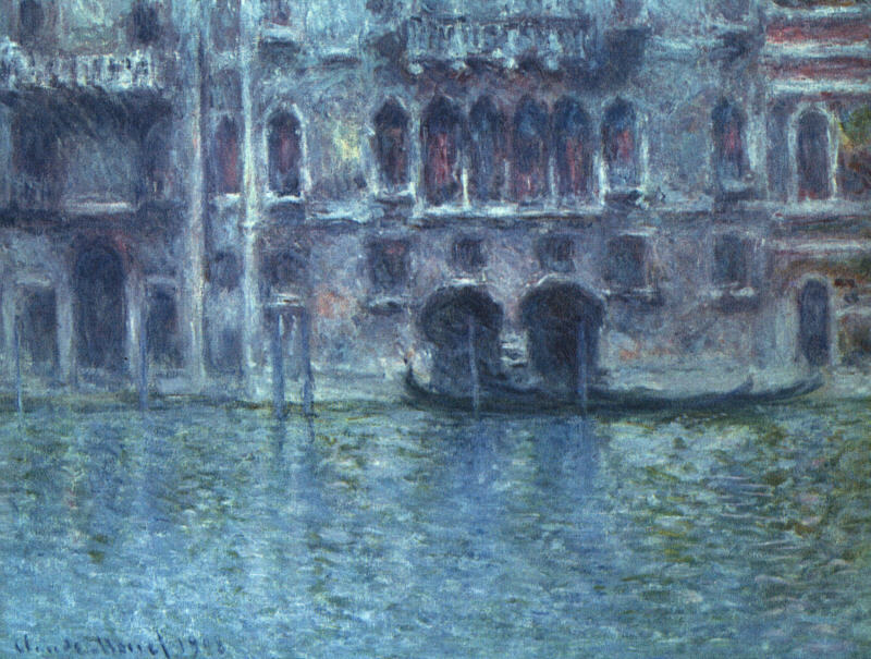 Palazzo da Mula at Venice, 1908  by  Claude Monet Oil Painting reproduction