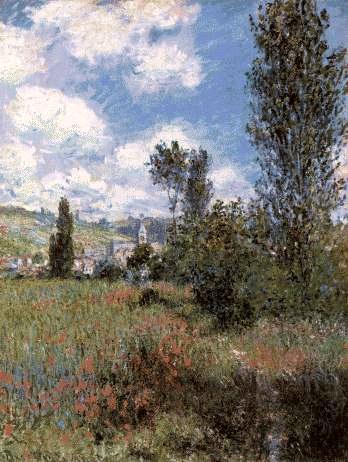 Path in the Ile Saint Martin, Vetheuil  by  Claude Monet Oil Painting reproduction