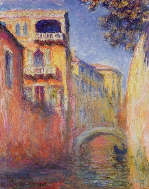 Rio della Salute  by  Claude Monet Oil Painting reproduction