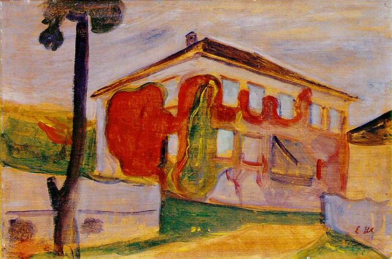 Red Creeper  1900  by Edvard Munch Oil Painting reproduction