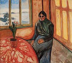 Melancholy by Edvard Munch Oil Painting reproduction