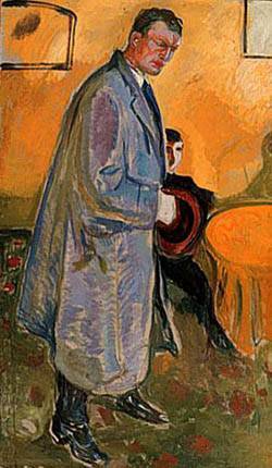 Self Portrait  by Edvard Munch Oil Painting reproduction