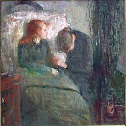 The Sick Child  by Edvard Munch Oil Painting reproduction