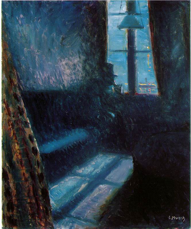 Night in St. Cloud  1890  by Edvard Munch Oil Painting reproduction