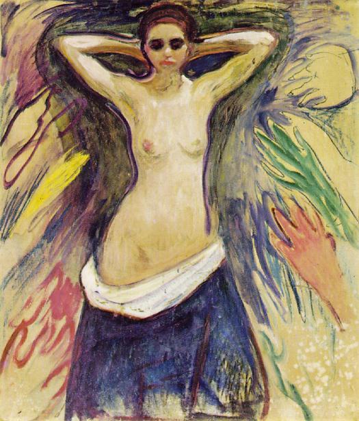The Hands  1893   by Edvard Munch Oil Painting reproduction