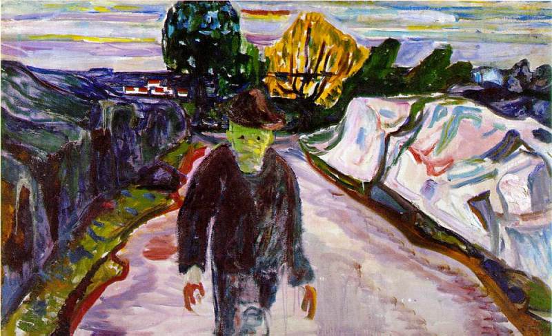 The Murderer  1910   by Edvard Munch Oil Painting reproduction