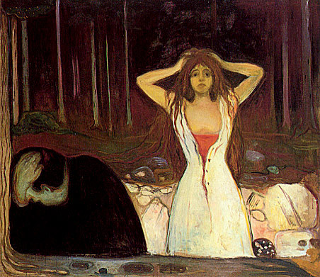 Ashes  by Edvard Munch Oil Painting reproduction