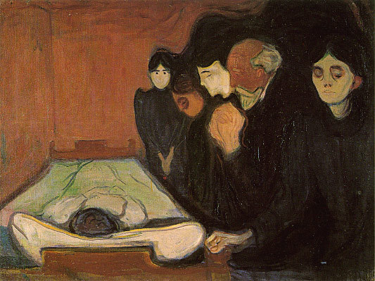 by The Deathbed by Edvard Munch Oil Painting reproduction