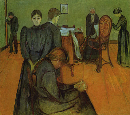 Death in the Sickroom  by Edvard Munch Oil Painting reproduction