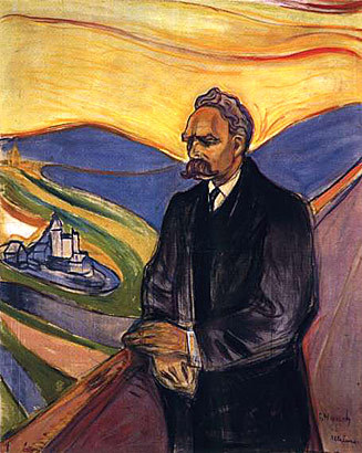 Friedrich Nietzschie  by Edvard Munch Oil Painting reproduction