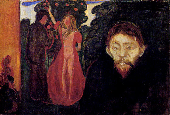 Jealousy  by Edvard Munch Oil Painting reproduction