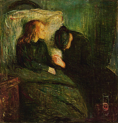 The sick child by Edvard Munch Oil Painting reproduction