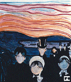 Anxiety  by Edvard Munch Oil Painting reproduction