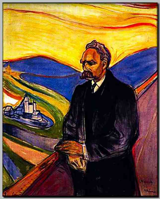 Friedrich Nietzschie  by Edvard Munch Oil Painting reproduction