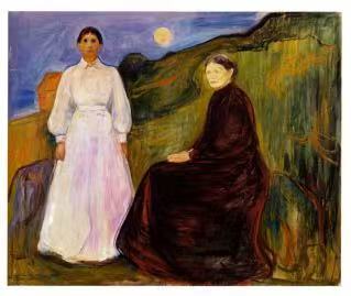 Mother and Daughter 1897  by Edvard Munch Oil Painting reproduction