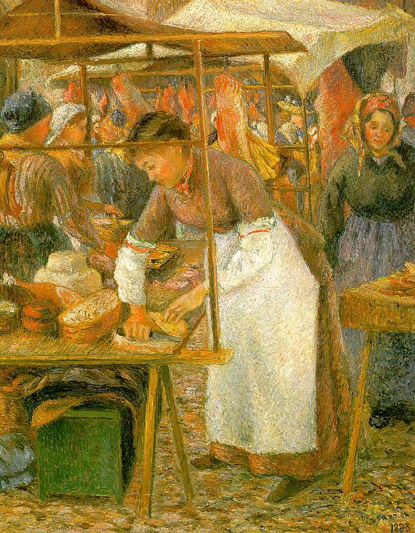 The Pork Butcher, 1883  by Camille Pissarro Oil Painting reproduction