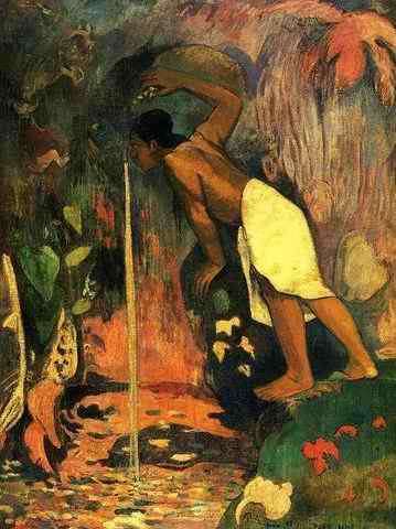 Pape Moe Aka Mysterious Water by Paul Gauguin Oil Painting reproduction