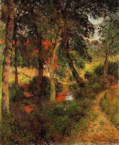Pere Jeans Path  by Paul Gauguin Oil Painting reproduction
