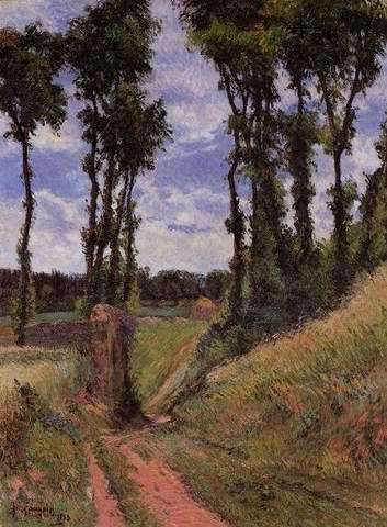 Poplars Osny by Paul Gauguin Oil Painting reproduction