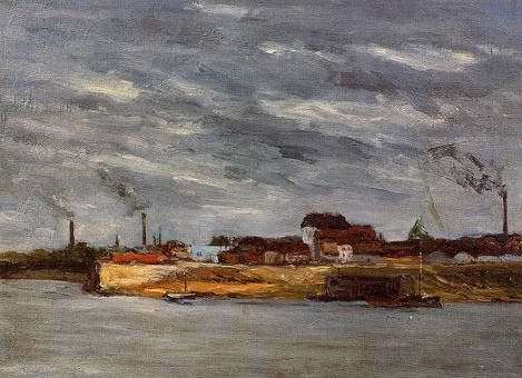Port De Javel2  by Paul Gauguin Oil Painting reproduction
