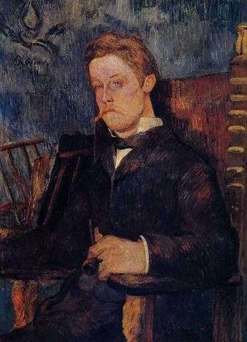 Portrait Of A Seated Man  by Paul Gauguin Oil Painting reproduction