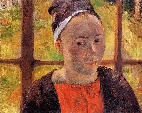 Portrait Of A Woman  by Paul Gauguin Oil Painting reproduction
