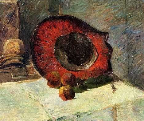 Red Hat by Paul Gauguin Oil Painting reproduction