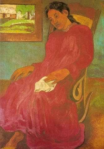 Reverie by Paul Gauguin Oil Painting reproduction